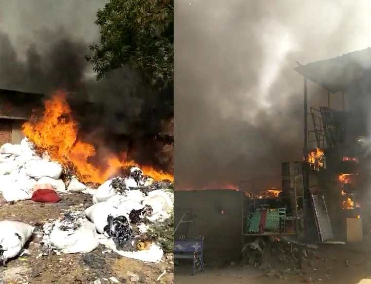 अहमदाबाद में केमिकल फैक्ट्री में भीषण आग, दो यूनिट जलकर खाक
