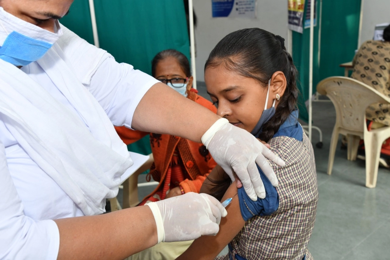 અમદાવાદ જિલ્લામાં ૧૫ થી ૧૮ વયજૂથના ૧,૦૫,૫૭૮ બાળકોને રસી આપવાનો લક્ષ્યાંક