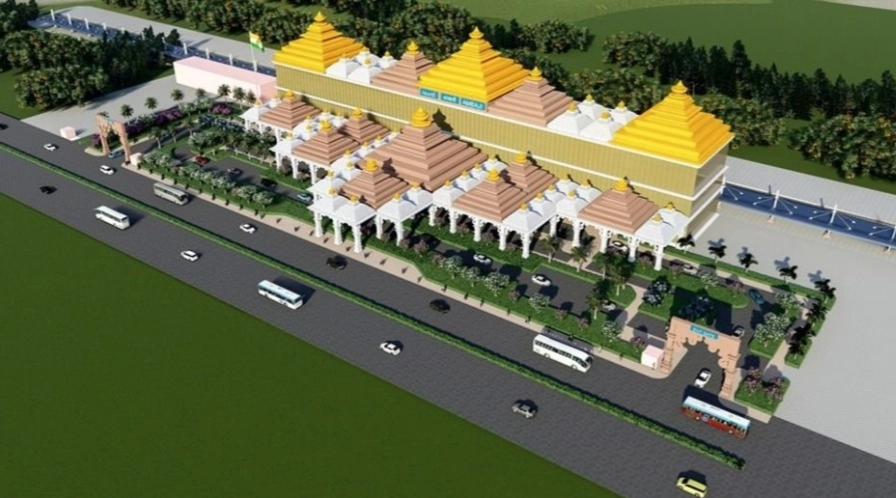A railway station equipped with hi-tech facilities will be built in Shaktipeeth Ambaji, this will be the theme
