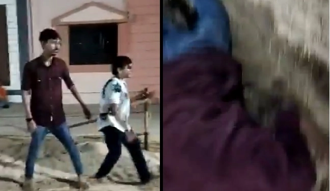 Viral Video: ગુજરાતમાં ચાલુ ગરબામાં અચાનક ઢળી પડ્યો યુવાન