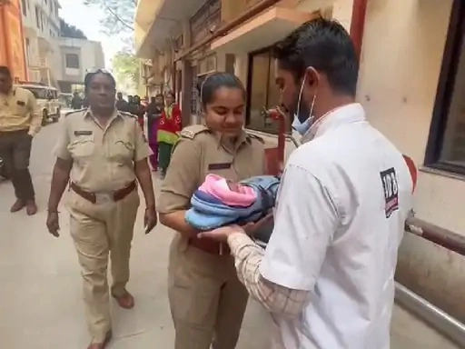 the couple abandoned the baby in a nearby garbage dump
