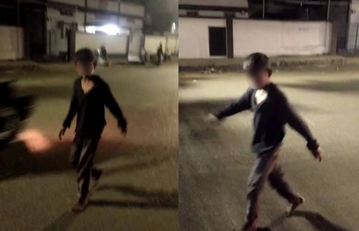 In Ahmedabad, the video of the child walking around intoxicated went viral, the police started searching