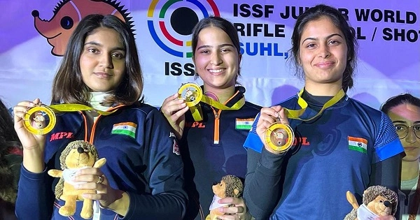 India won the gold medal in shooting on the fourth day