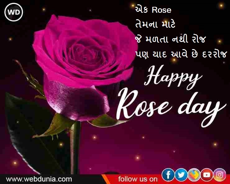 rose day wishes in gujarati