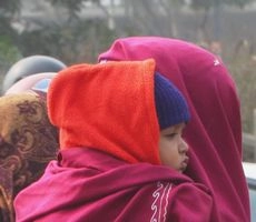 राजस्थान के माउंट आबू में सर्दी