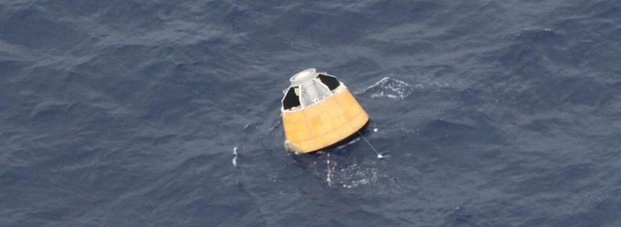 समुद्र से निकाला इसरो का ‘क्रू मॉड्यूल’ - ISRO module