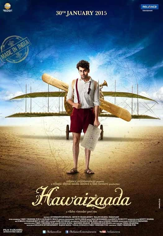 देखिए हवाईजादा का पोस्टर - Hawaizaada, Ayushmann Khurrana, Shivkar Bapuji Talpade