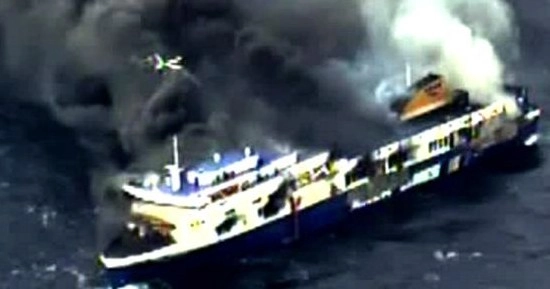 'हम चूहों की तरह जलकर मर जाएंगे' - italy ship ferry rescue