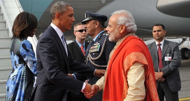 ओबामा के साथ नरेंद्र मोदी की अ‍च्छी केमेस्ट्री - Obama in India