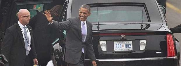 ओबामा की कार ‘द बीस्ट’ रही चर्चा का केंद्र
