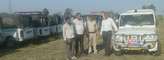 सांघी ब्रदर्स खंडवा से 28 वाहन जब्त - Khandwa news