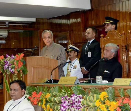 विधानसभा बैठकों में विधायकों की रूचि कम होना दुर्भाग्यपूर्णः राष्ट्रपति - President in Uttarakhand assambly