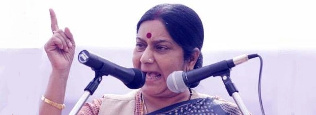 सुषमा स्वराज का कांग्रेस पर पलटवार, बड़ा खुलासा - Sushma Swara tweets