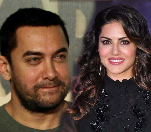 आमिर ने की सनी से मुलाकात - Sunny Leone, Aamir Khan, Dangal