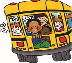 बाल कविता : पों-पों हॉर्न बजाती बस... - School Bus children's poem