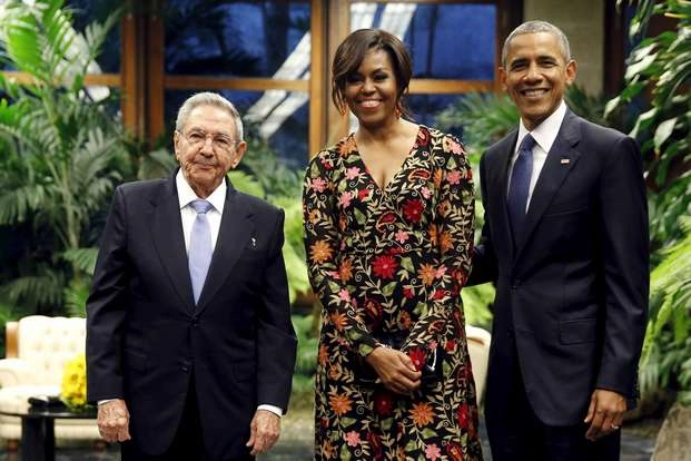 ओबामा और कास्त्रो के बीच ऐतिहासिक मुलाकात - Obama-Castro meeting in Hawana