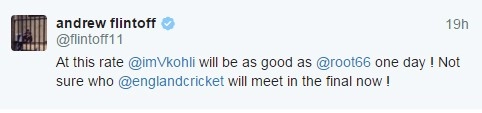अमिताभ बच्चन ने इस क्रिकेटर को दिया करारा जवाब - Virat Kohli, Amitabh Bachchan, Andrew Flintoff