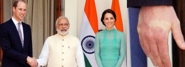#WebViral प्रधानमंत्री मोदी का ताकतवर हैंडशेक - Prime Minister, Prince William, Handshake, social media