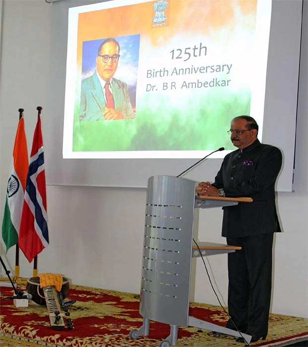 ओस्लो में मनाई गई अंबेडकर जयंती - Ambedkar Jayanti in Oslo