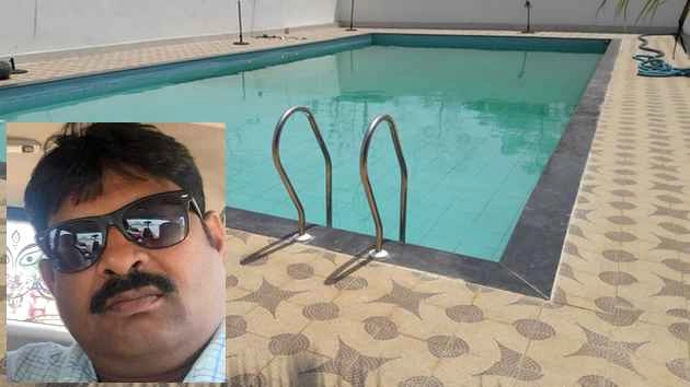 सुकमा में सूखा, DFO ने सरकारी आवास में बनवाया स्वीमिंग पूल... - DFO Rajesh Chandel, Sukma, dry, DFO accommodation, swimming pool