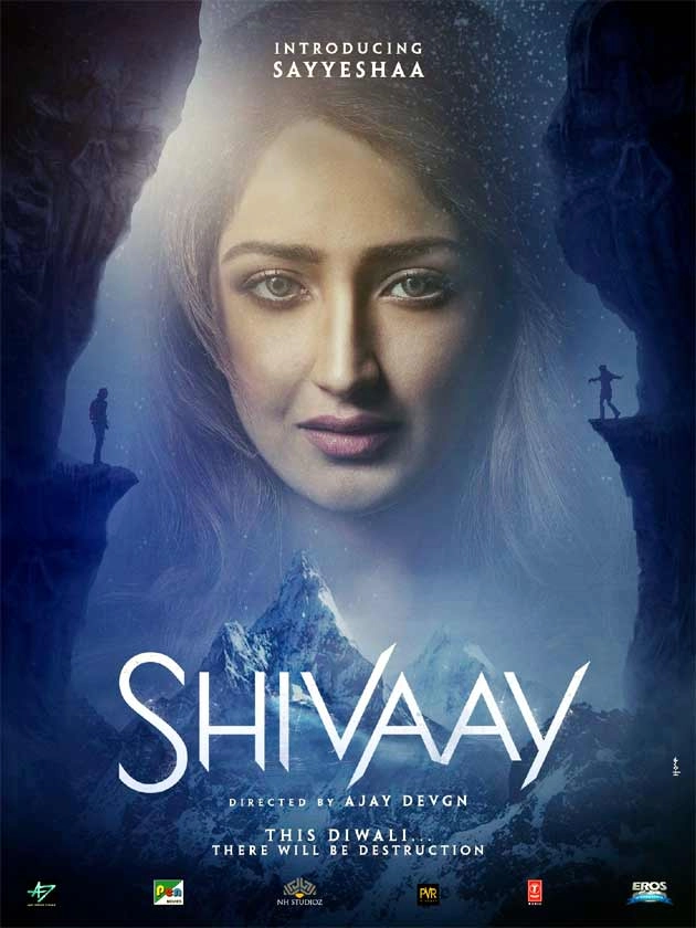 'शिवाय' के पोस्टर पर नजर आई हीरोइन - Shivaay, Ajay Devgn, Sayyeshaa