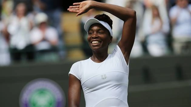 वीनस मना रही हैं 'अमेरिकी ओपन' में जश्‍न... - Venus Williams, American Open Tennis Tournament