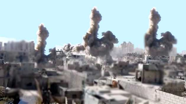 सीरिया के घोता में हवाई हमले में 30 की मौत - Syria Rebel Air Raid