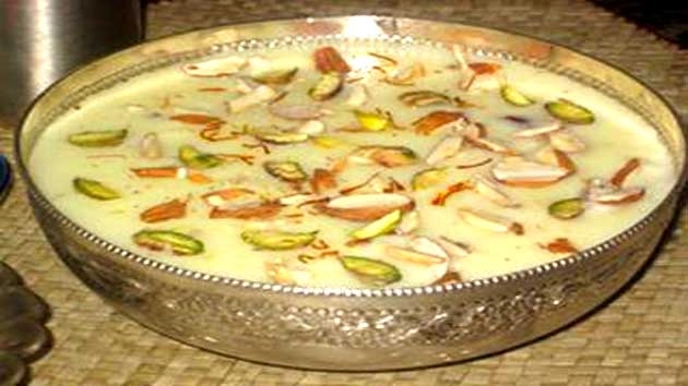 श्राद्ध पर्व विशेष पकवान : केसरिया शाही खीर
