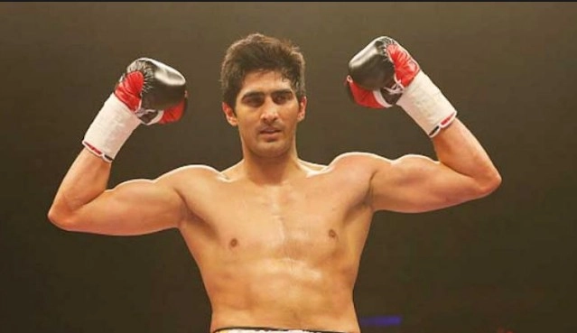 'राजस्थान रम्बल' में मुक्केबाज विजेंदर सिंह - Boxer Vijender Singh, Rajasthan Rumble, Ernest Amju