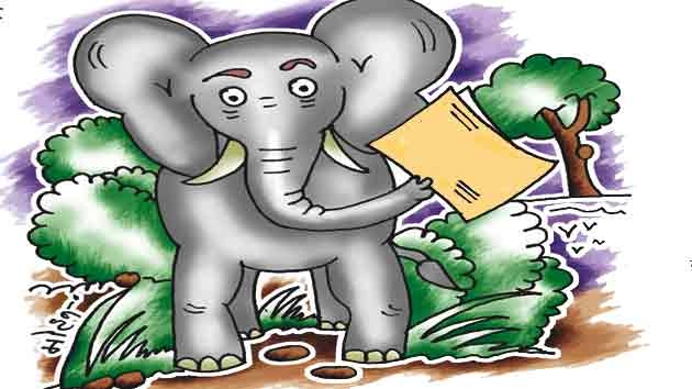 बाल कविता : उड़ा आसमान में हाथी - Best Elephant Poem