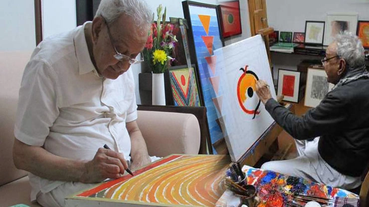 मशहूर चित्रकार सैयद हैदर रजा का निधन - Sayed Haider Raza Contemporary Indian Artist