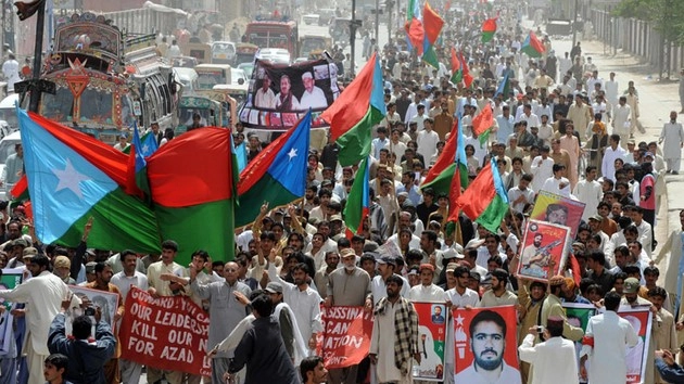 बलूचिस्तान के बाद सिंध की आजादी के लिए भी लगे नारे - Baloch, Sindhi leaders hold joint protest against CPEC in London