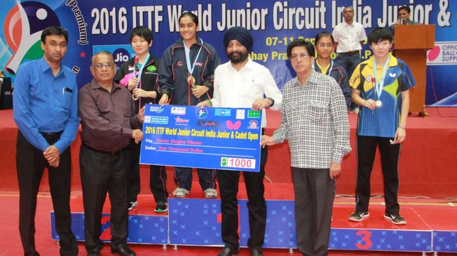 ITTF वर्ल्ड जूनियर सर्किट प्रीमियम में भारत का दबदबा - Table tennis, India, 2016 Indian Junior and Cadet Open ITTF World Junior Circuit