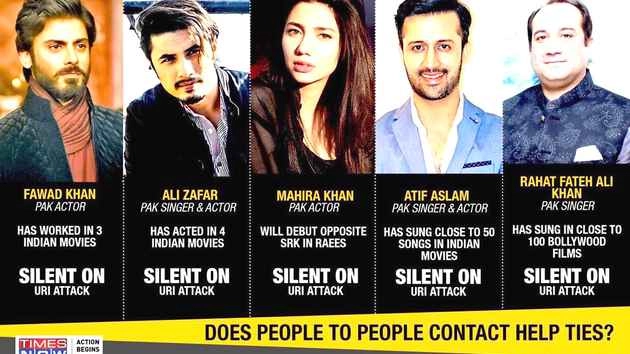 पाकिस्तानी कलाकारों पर फिर उठाई अंगुली