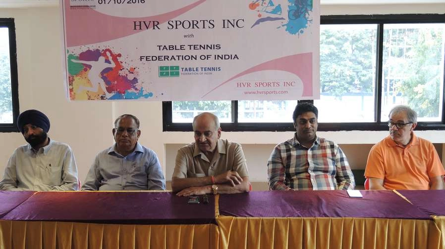 भारतीय टेबल टेनिस फेडरेशन का एचवीआर ग्रुप से ऐतिहासिक करार : चतुर्वेदी - Table Tennis Federation of India, HVR Group