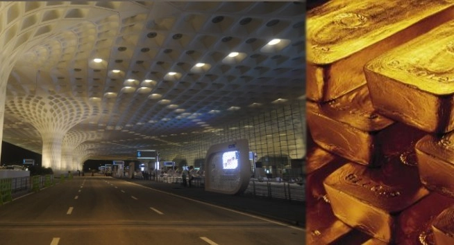 गोवा हवाई अड्डे पर 54 लाख का सोना जब्त - Gold seized at Goa Airport