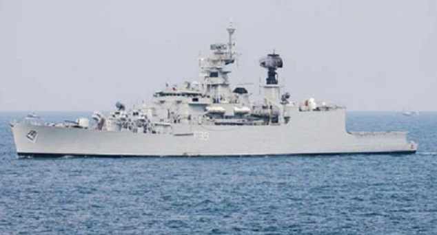 नौसेना को बड़ा झटका, आईएनएस बेतवा समुद्र में पलटा - INS Betwa, warships