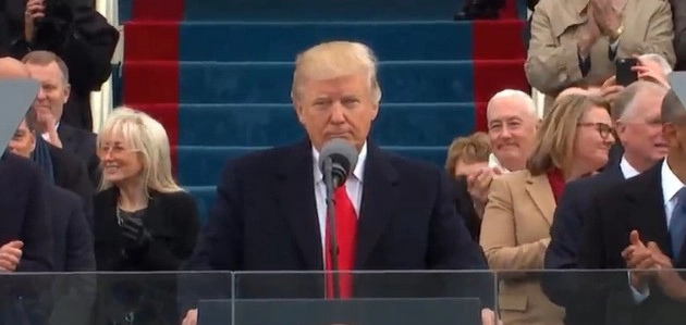 डोनाल्ड ट्रंप ने ली अमेरिकी राष्ट्रपति पद की शपथ - donald trump oath taking ceremony live updates