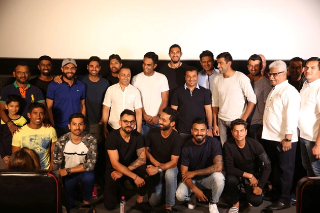 भारतीय क्रिकेट टीम के लिए पूर्णा  की खास स्क्रीनिंग - Poorna's special screening for Indian Cricket team