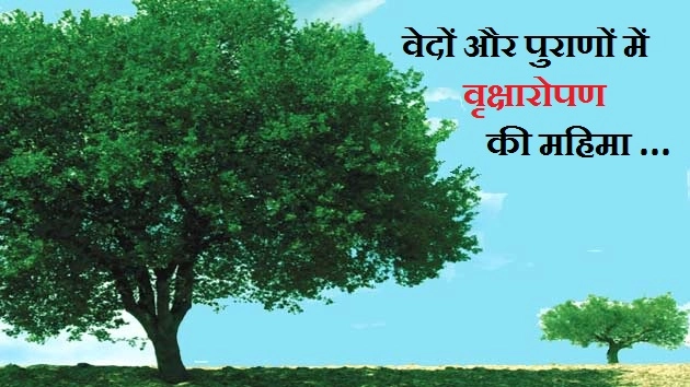 वेदों-पुराणों में वर्ण‍ित है वृक्षारोपण की महिमा - Importance Of Tree According Ved And Puraan