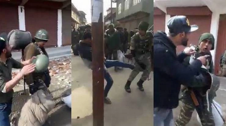 कश्मीर में सीआरपीएफ जवानों के साथ हैवानियत, 5  गिरफ्तार - #CRPF Jawan Jammu Kashmir, Video,