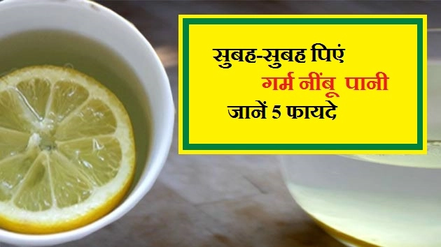 सुबह-सुबह पिएं गर्म नींबू पानी, जानें 5 फायदे - Warm Lemon Water Benefit