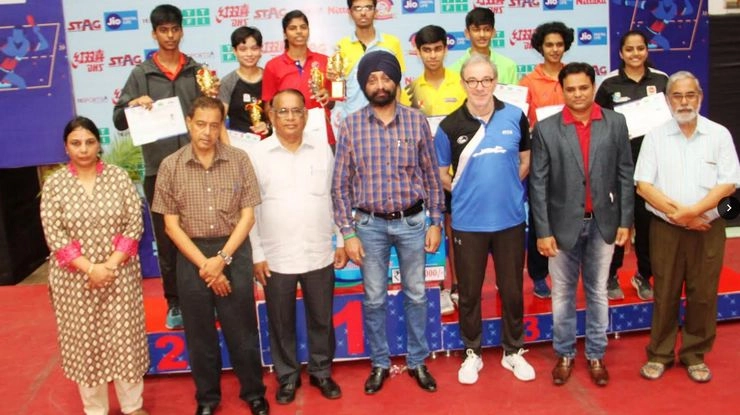 मानव, याशिनी, को जूनियर वर्ग का टे.टे. खिताब - Central India National Ranking Table Tennis, Indore
