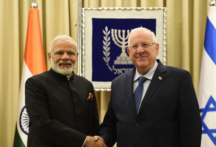 #ModiinIsrael नरेन्द्र मोदी ने इजराइली राष्ट्रपति से मुलाकात की - Narendra Modi's visit to Israel