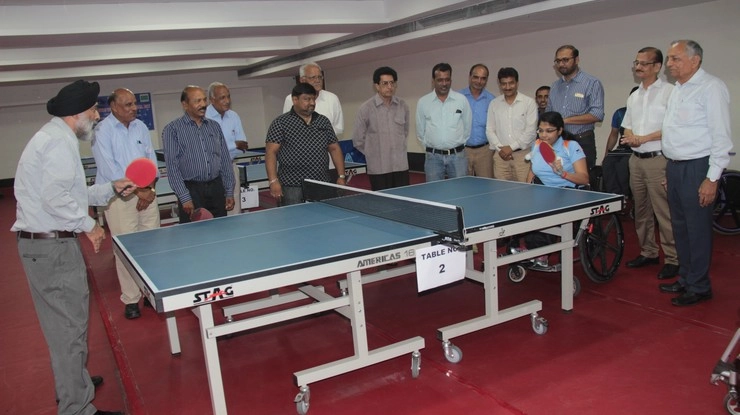 राष्ट्रीय पेरा टेबल-टेनिस चयन स्पर्धा प्रारंभ - National Para Table Tennis, Indore, Abhay prashal