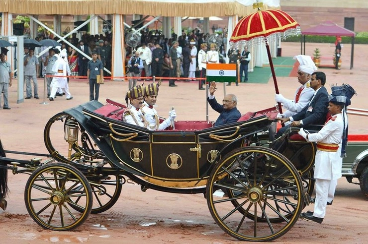 राष्ट्रपति शपथग्रहण समारोह, चित्रमय झलकियां... - Ramnath Kovind photos of indian president swearing ceremony