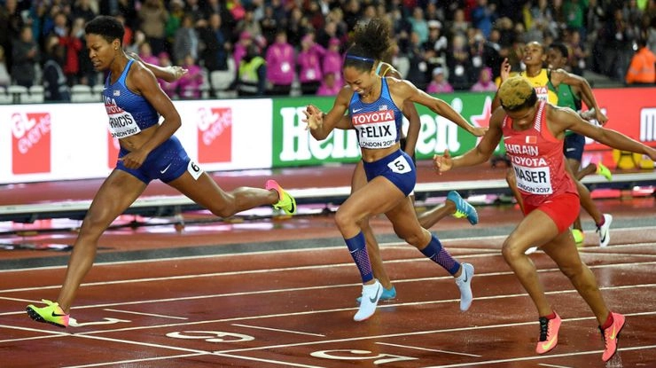 विश्व एथलेटिक्स :  फ्रांसिस ने 400 मीटर में अमेरिका को दिलाया सोना - World Athletics, London