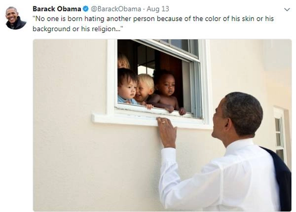 ओबामा का यह ट्वीट बना सर्वाधिक पसंदीदा ट्वीट - Obama tweet