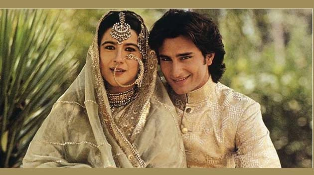 सैफ अली और अमृता सिंह की शादी का फोटो हुआ वायरल... उड़ रहा है मजाक - Saif Ali Khan, Amrita Singh, Nose Ring, Kareena Kapoor