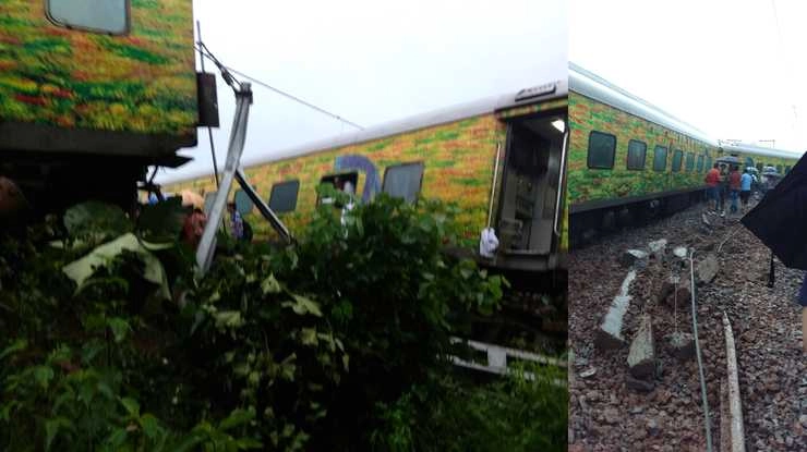 बड़ी खबर! नागपुर-मुंबई दूरंतो एक्सप्रेस पटरी से उतरी - Nagpur Mumbai Duranto express derailed